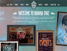 Tablet Screenshot of havanabar.co.nz